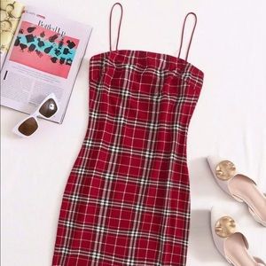 Tartan Bodycon Dress